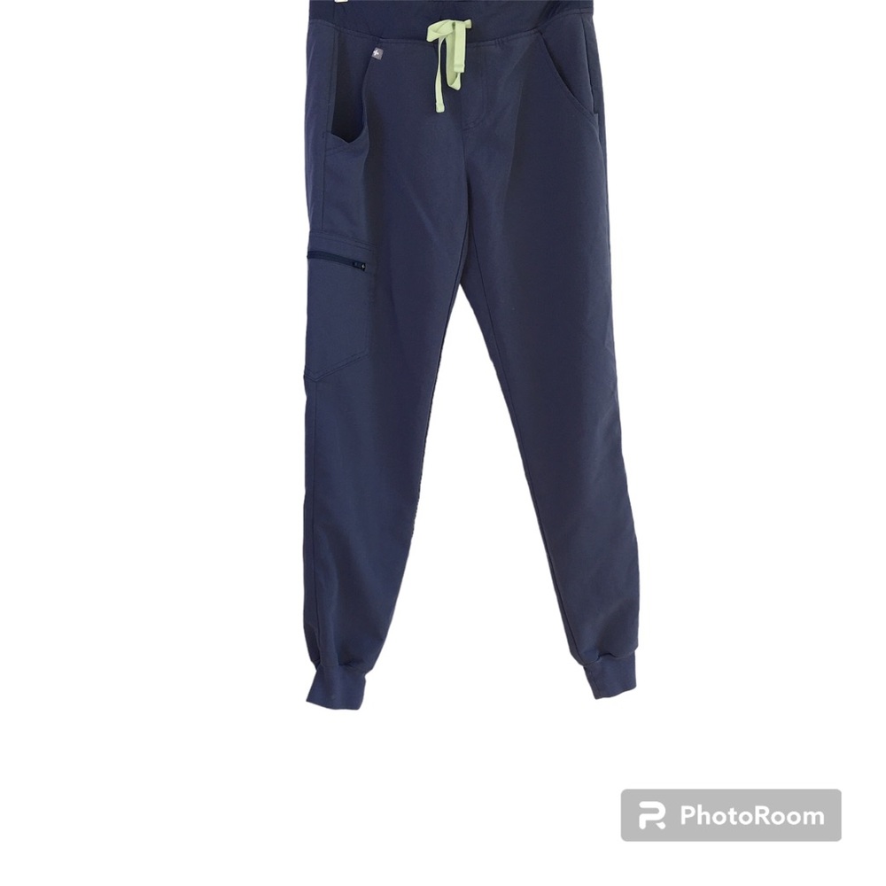 Figs Women Jogger Scrub Pants Technical Collection Drawstrings Cuffed Hems Sz XS